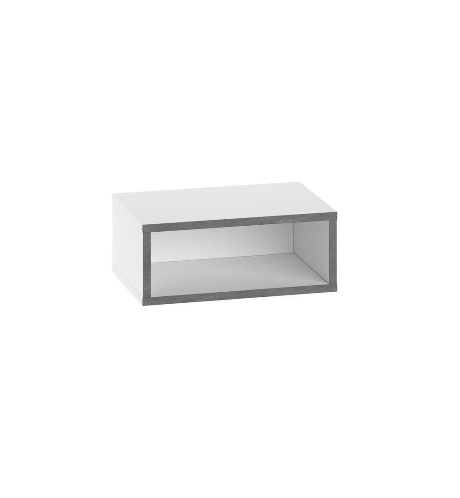 Comodino - Bianco / Grigio retrò