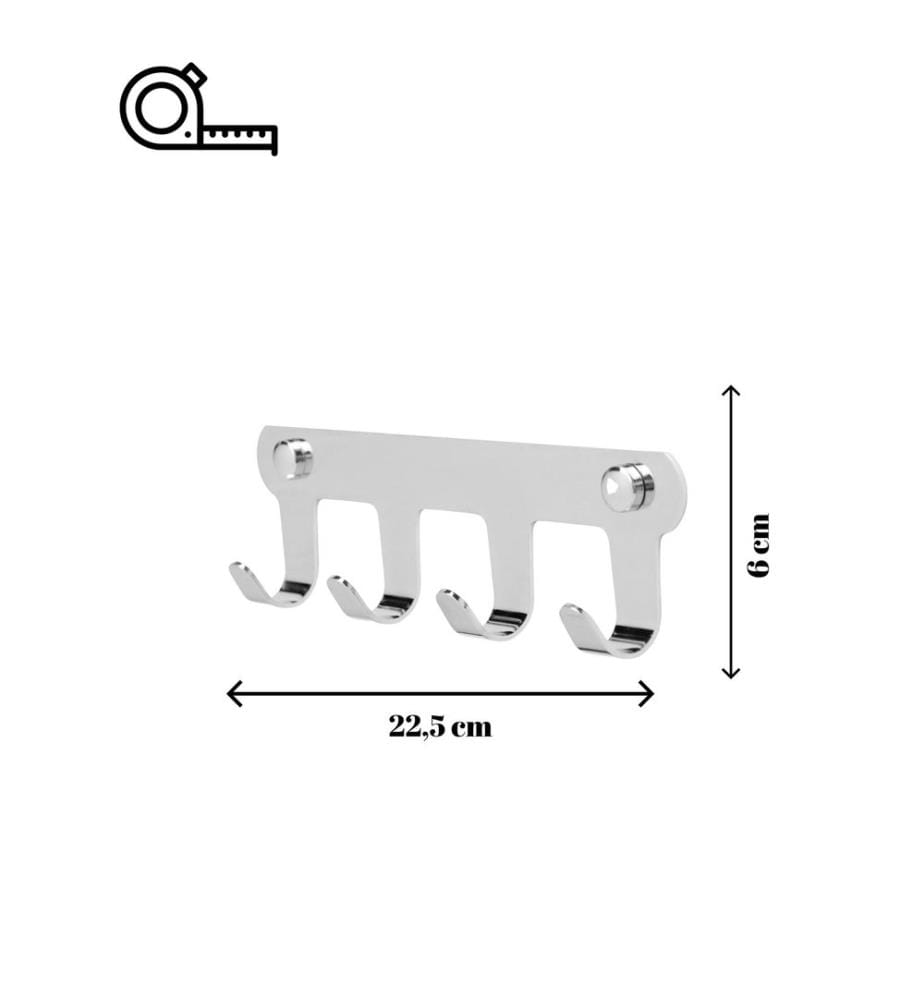 Wandhaken – verchromt