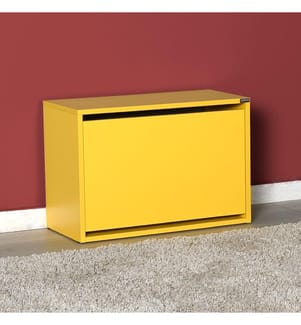 Schuhschrank – Gelb