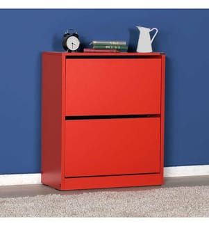Schuhschrank – Rot