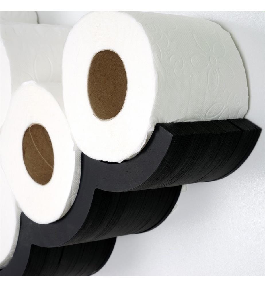 Toilettenpapierhalter – Schwarz