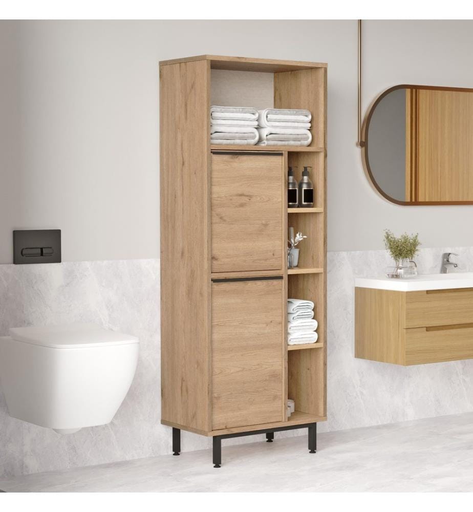 Badezimmerschrank – Nussbaum