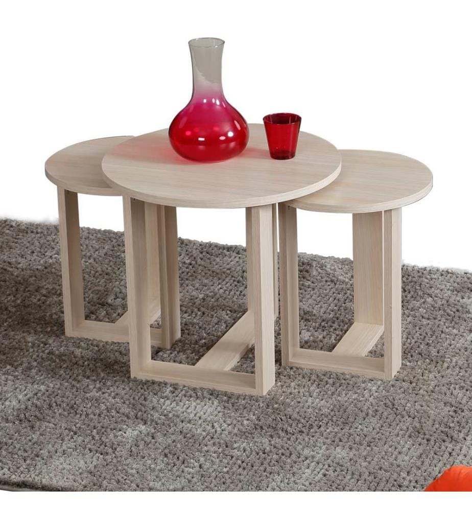 Ausziehbarer Tisch – 3-teilig – Eiche