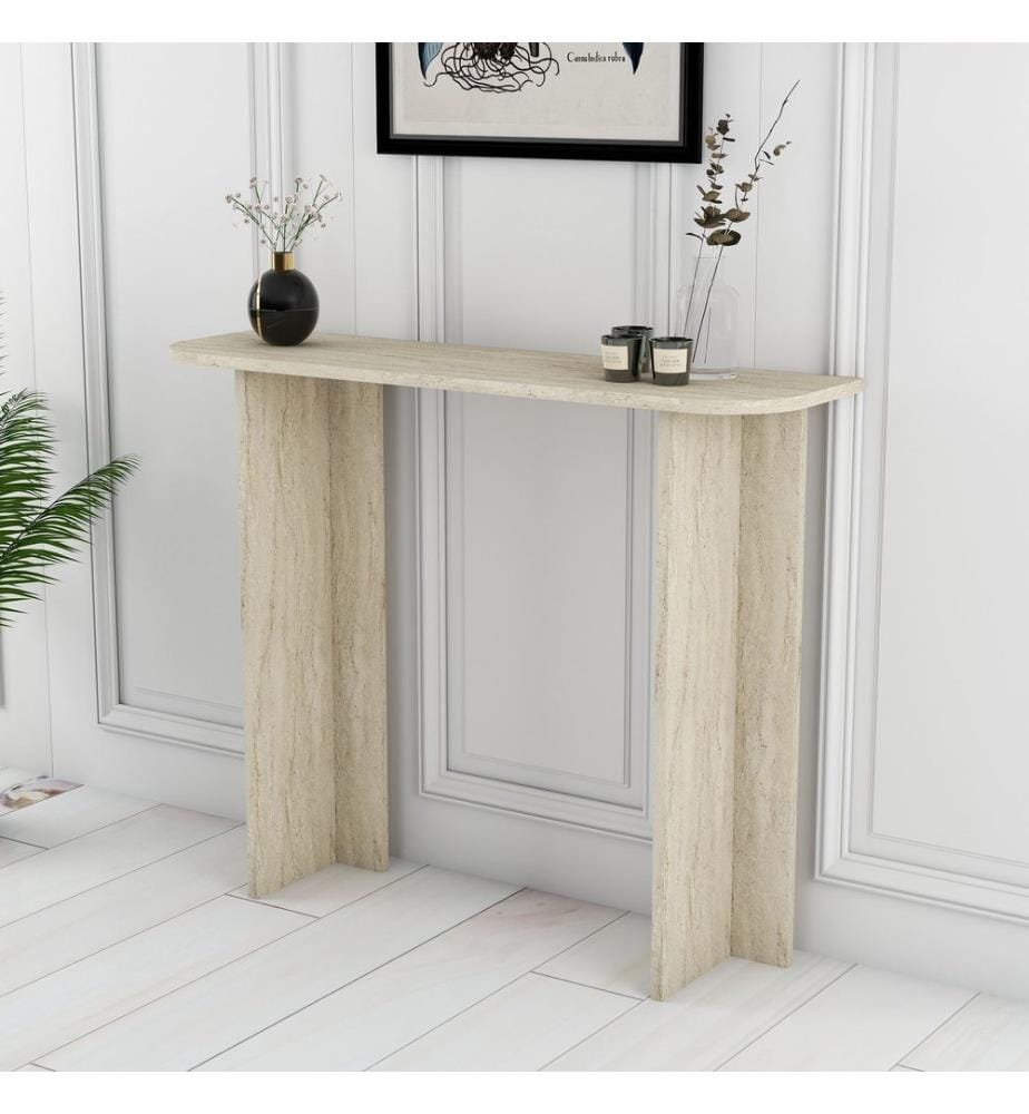 Table de maquillage - Travertin