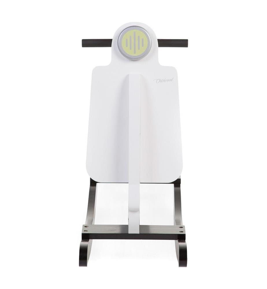 Schaukel-Scooter - MDF - Schwarz und Weiss