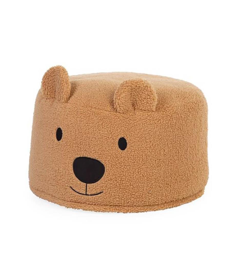 Sitzpuffer Teddy  40cm - Beige
