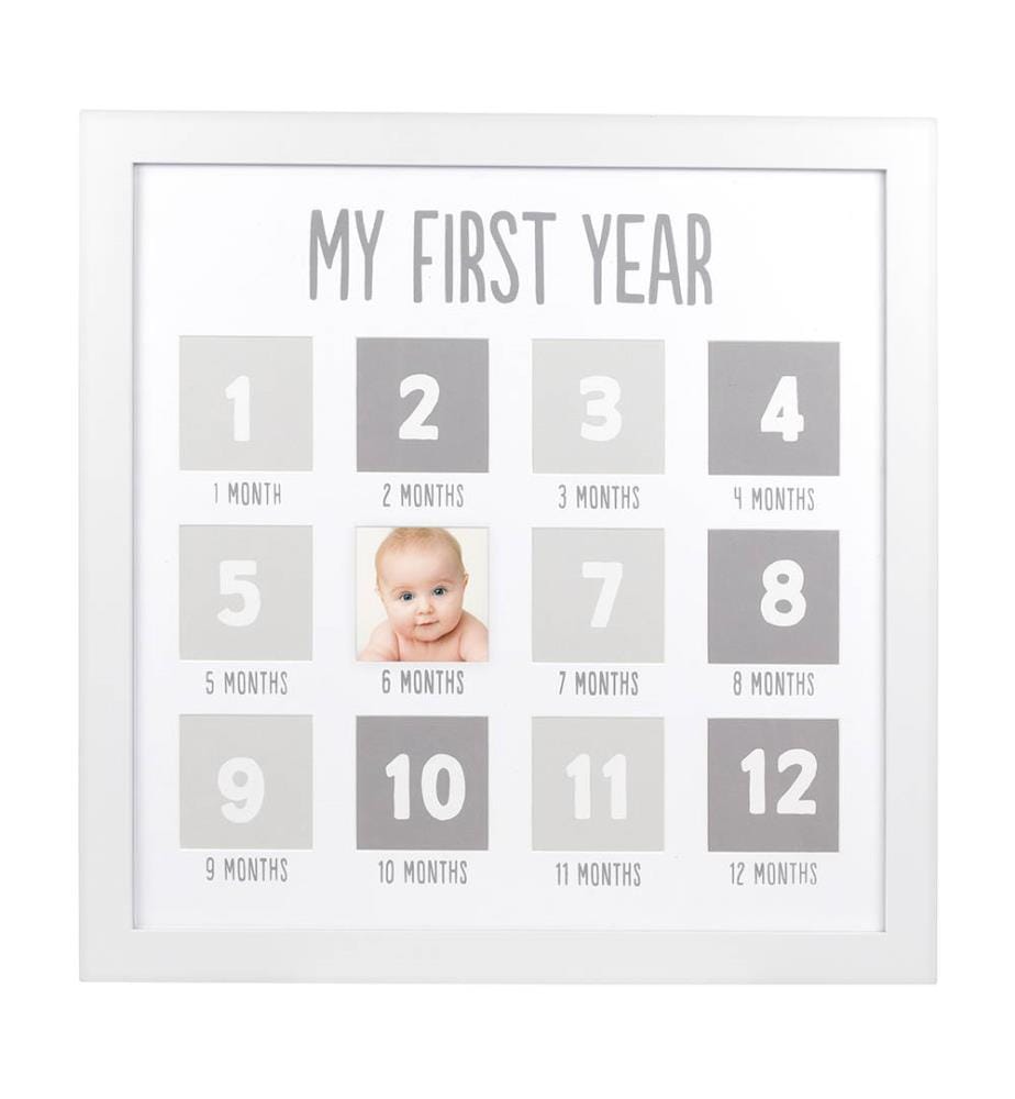 Fotorahmen My First Year - Weiss