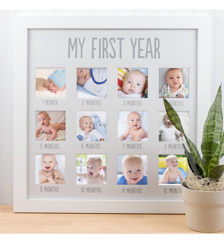 Fotorahmen My First Year - Weiss