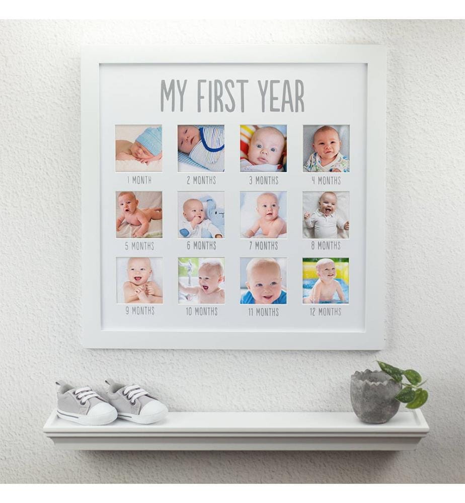 Fotorahmen My First Year - Weiss