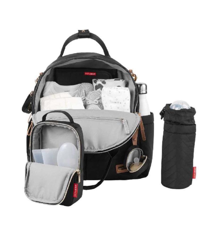 Suite 6Pc Rucksack Set-Schwarz