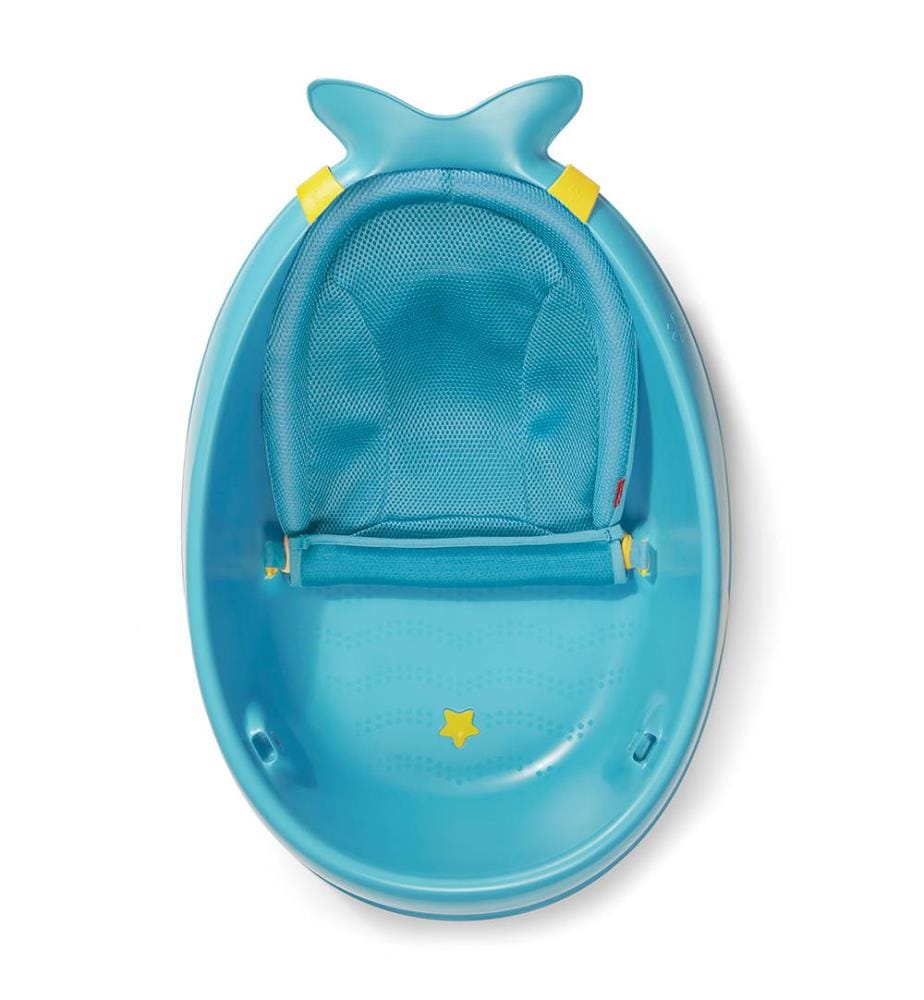 Babybadewanne mit 3-Positionen-Sitz - Blau