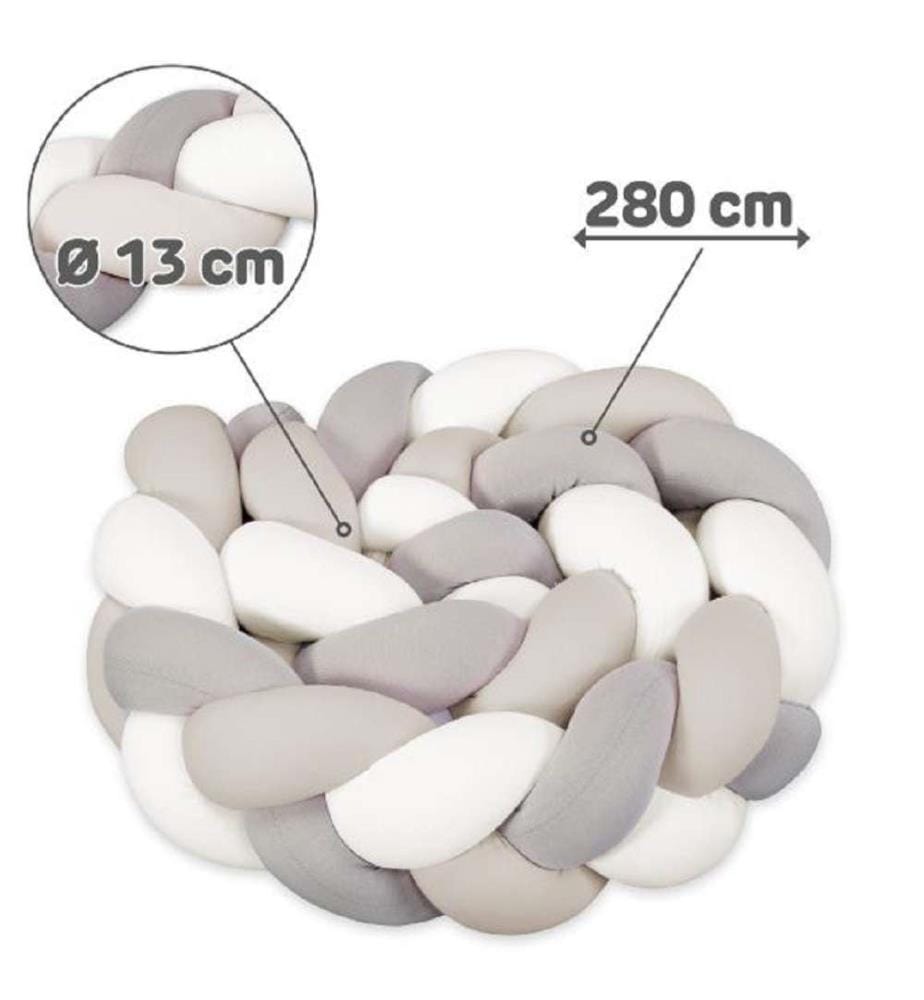 Nestchenschlange Geflochten Ivory/Beige/Crèm 280
