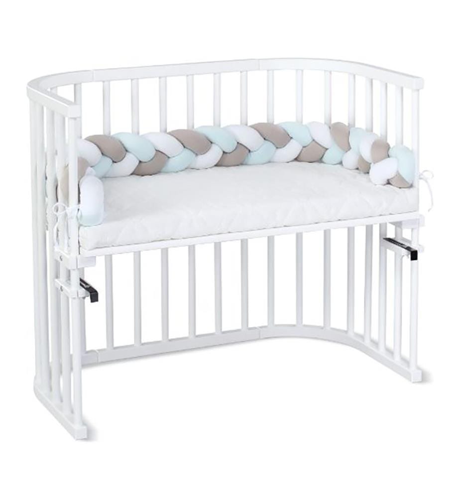 Geflochtene Einfassungsschlange Weiss/Beige/Aqua 180