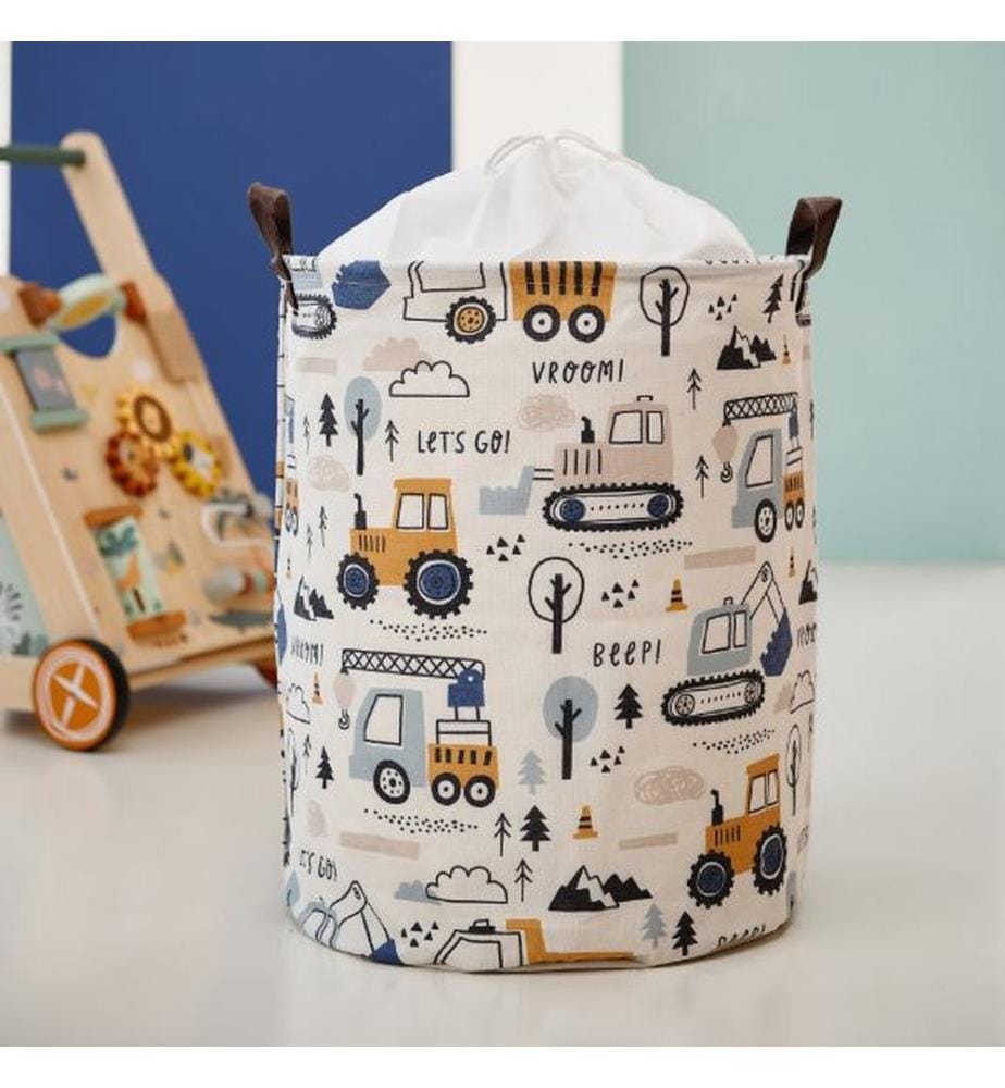 Spielzeugkorb Mini-Lastwagen