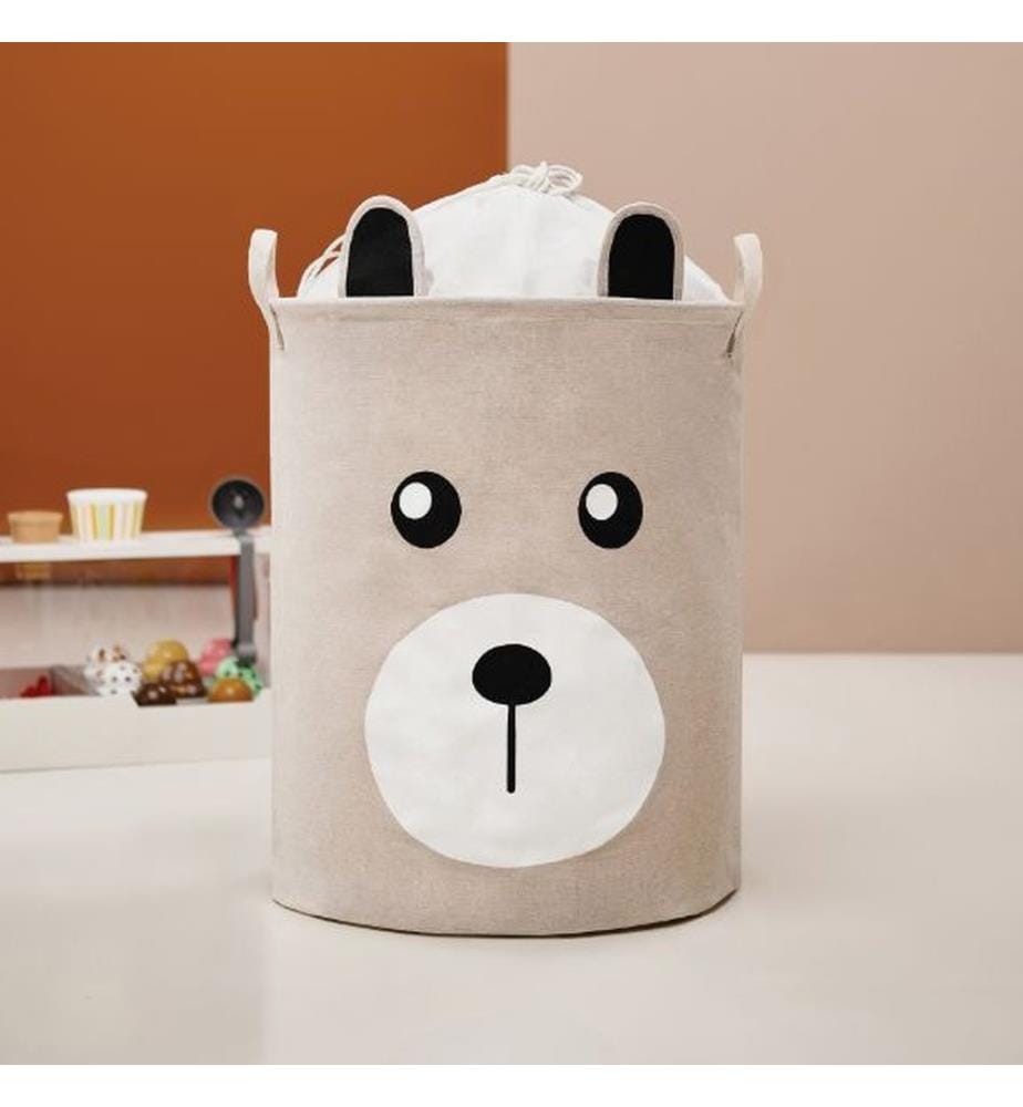 Spielzeugkorb Teddybär beige