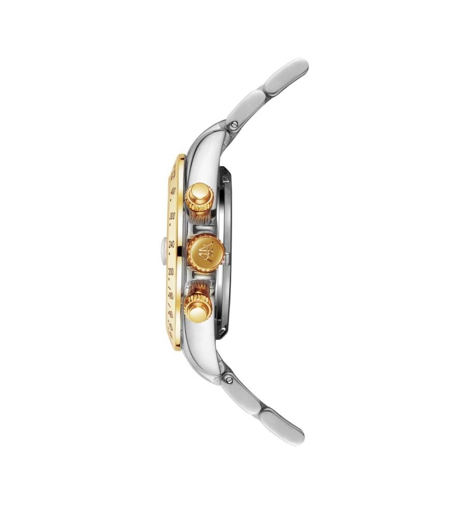 Automatische Uhr Commander - Silbernes Gold