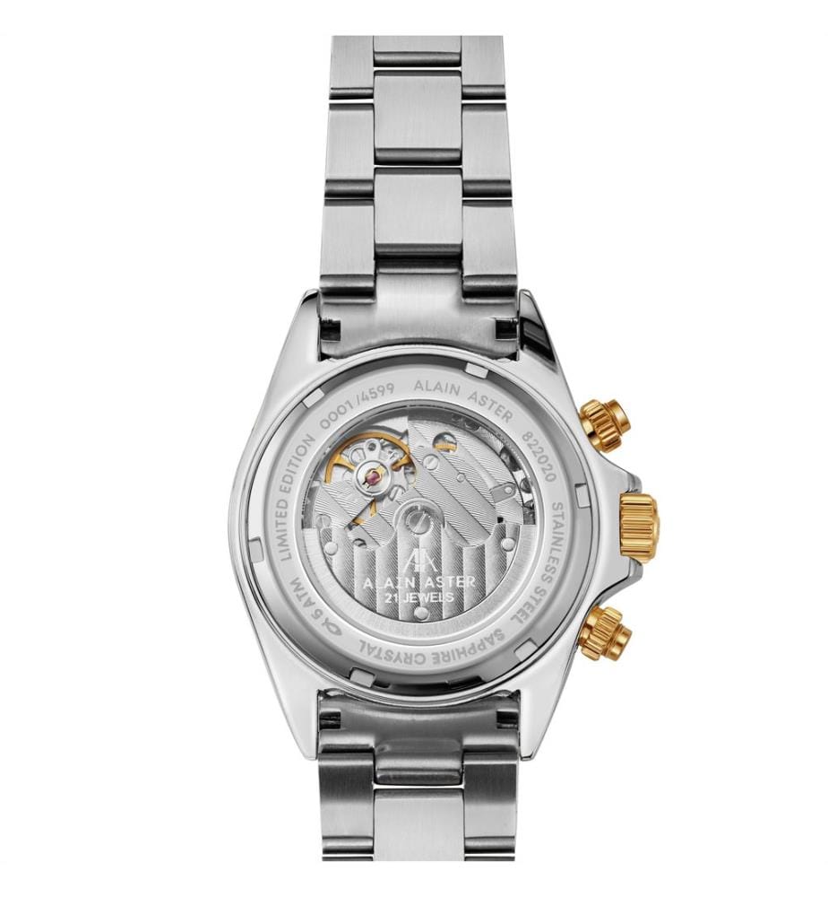 Automatische Uhr Commander - Silbernes Gold