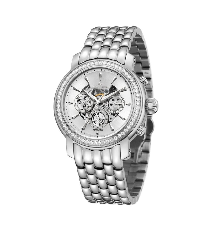 Montre automatique Princesse - Argenté