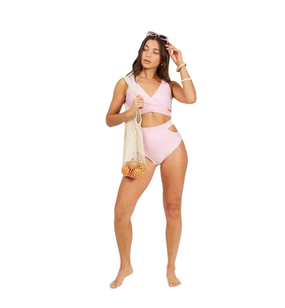 Brave Soul - Bikinihöschen für Damen, Hoch geschnitten