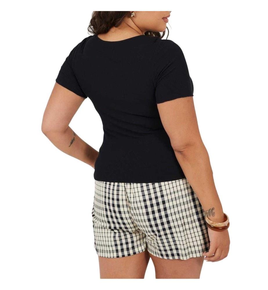Brave Soul Maglietta Più Slim Girocollo Donna