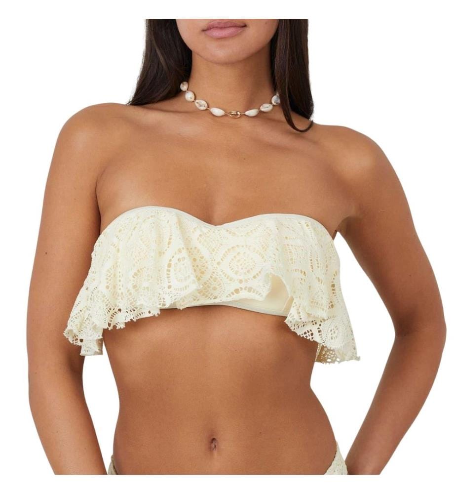 Brave Soul Top Bikini Uncinetto Bandeau Donna