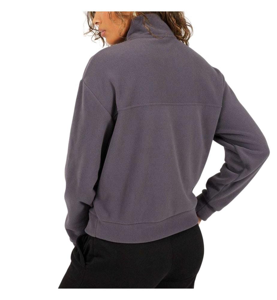 Brave Soul - Sweatshirt für Damen, mit kurzem Reissverschluss, Dickes Fleece