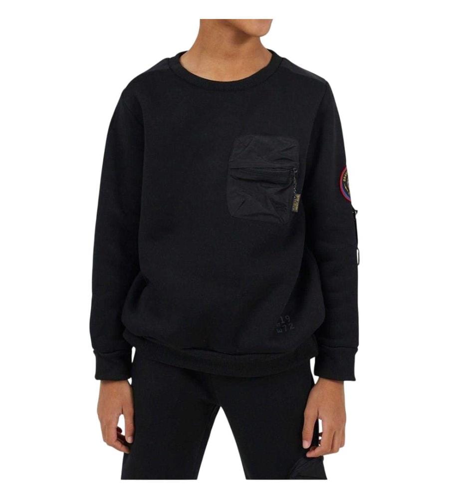 Brave Soul - Sweatshirt für Jungen, Brusttasche