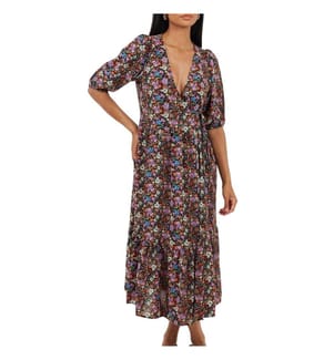 Brave Soul - Wickelkleid für Damen, Regulär