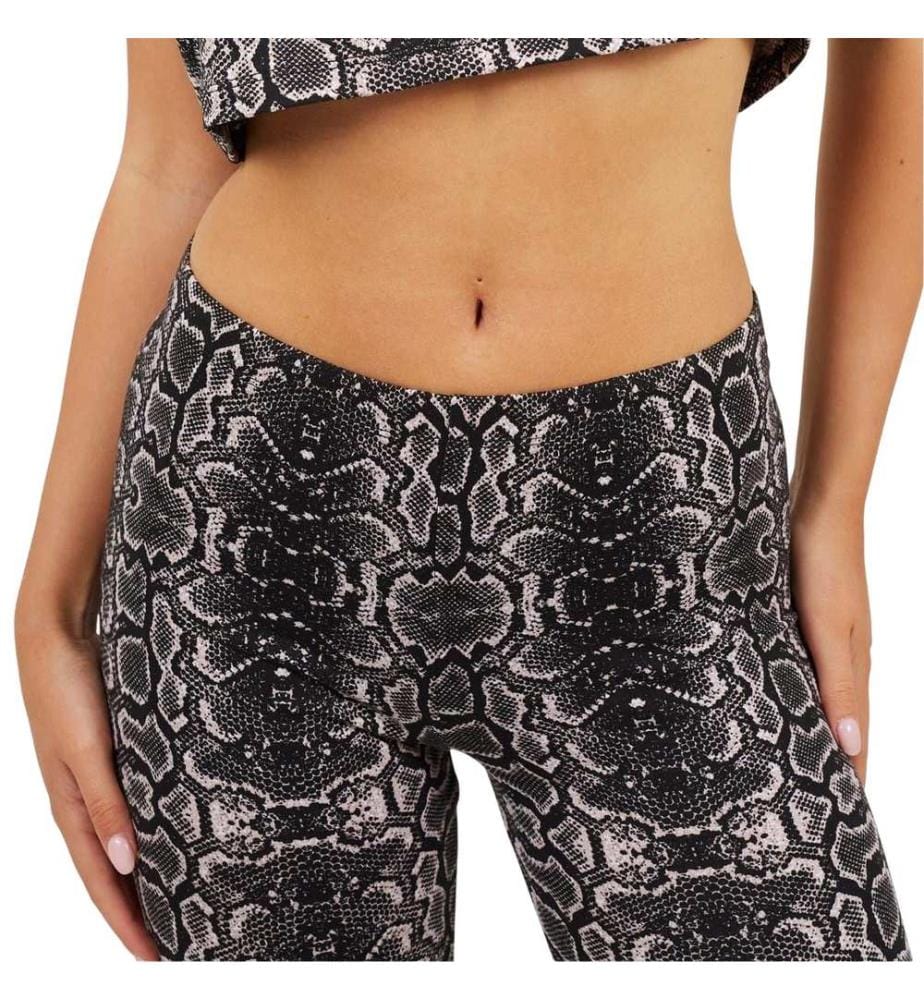 Brave Soul Pantacollant Stampa Serpente Donna