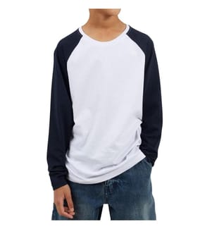Brave Soul - T-Shirt für Jungen, Raglan langärmelig