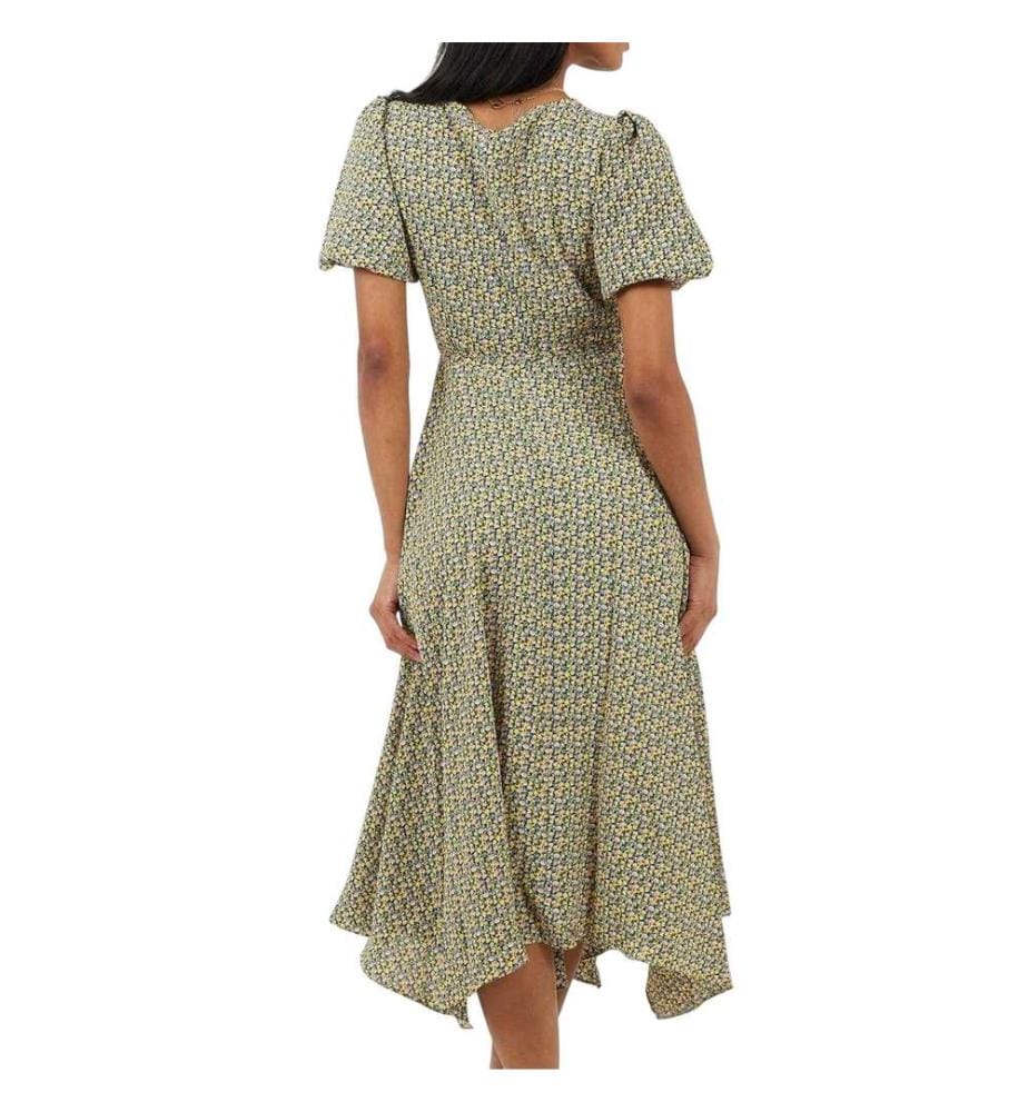 Brave Soul - Midikleid für Damen, V-Ausschnitt