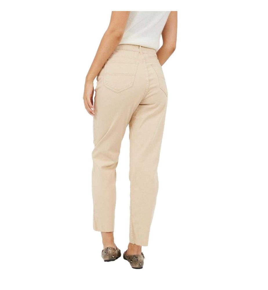 Brave Soul Jeans Cotone Orlo Grezzo Mamma Donna