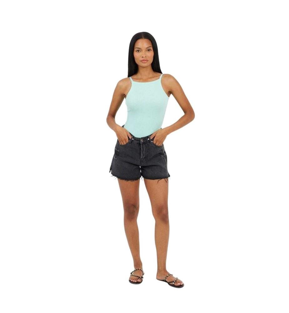 Brave Soul - Bodysuit für Damen, gerippt, Anliegend