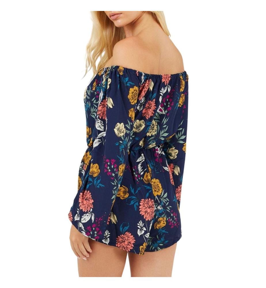 Brave Soul Tuta Casual Floreale Donna