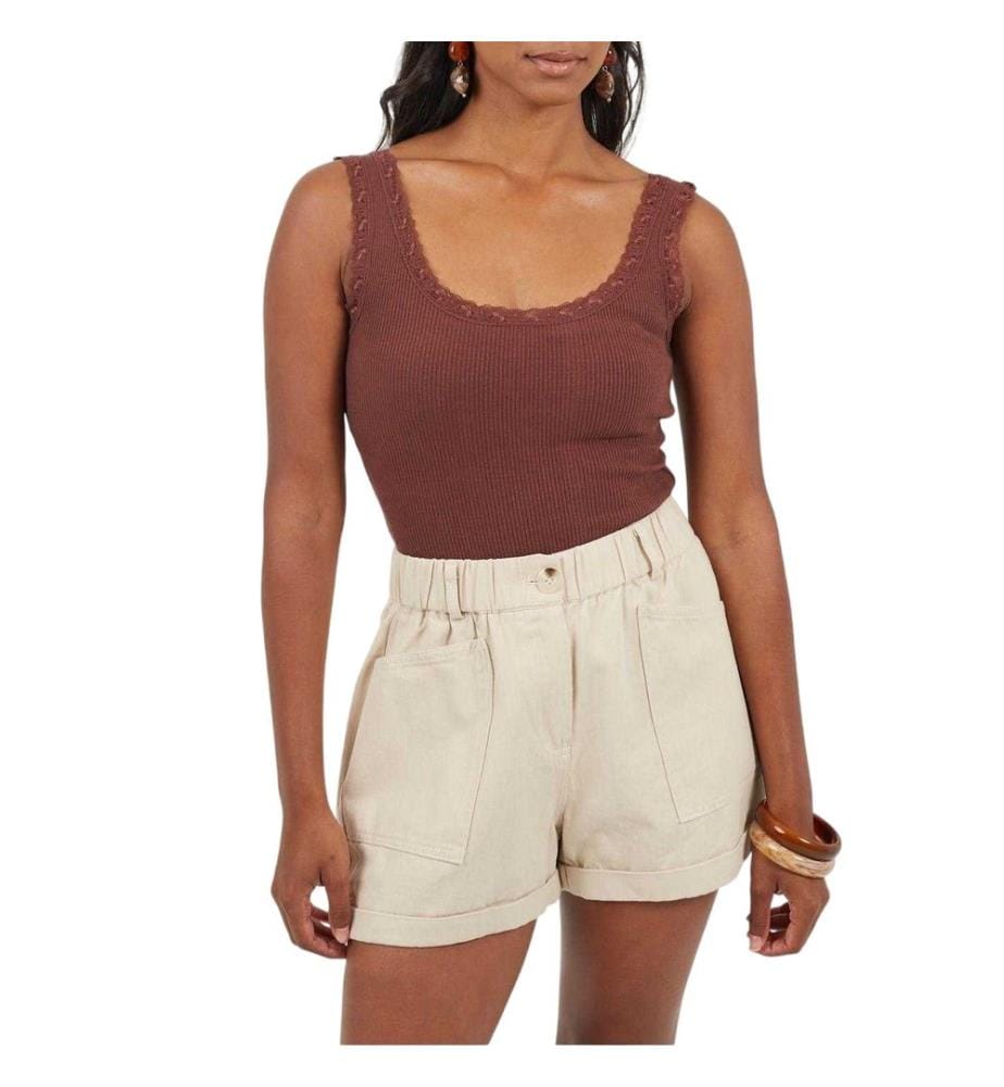 Brave Soul - Bodysuit für Damen, gerippt