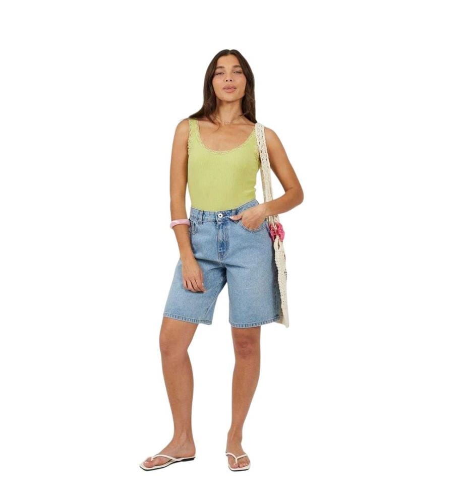 Brave Soul - Bodysuit für Damen, gerippt