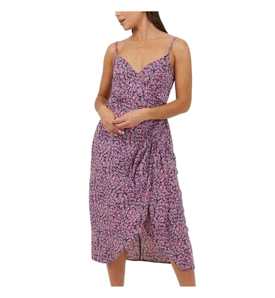 Brave Soul - Wickelkleid für Damen, Herzausschnitt