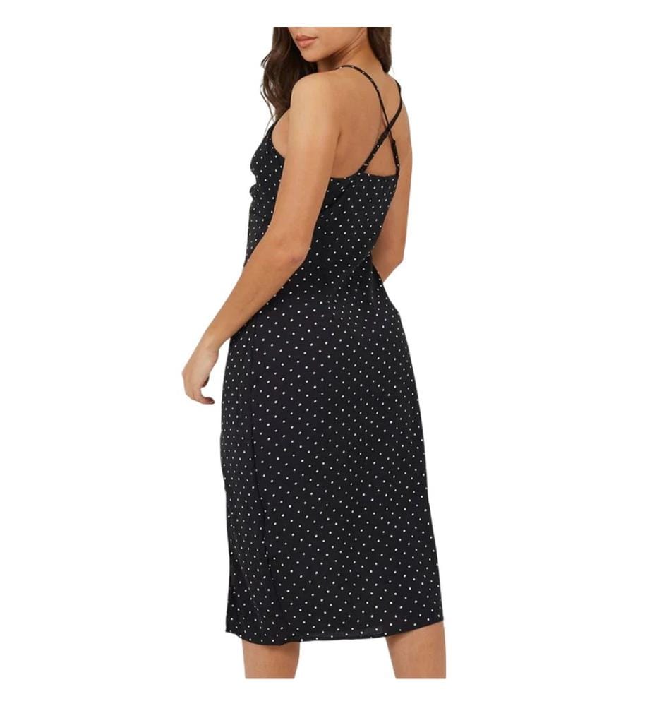 Brave Soul - Robe mi-longue motif/style à pois - Femme