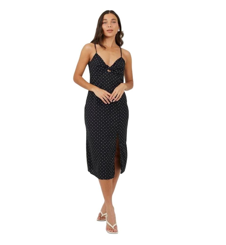 Brave Soul - Robe mi-longue motif/style à pois - Femme