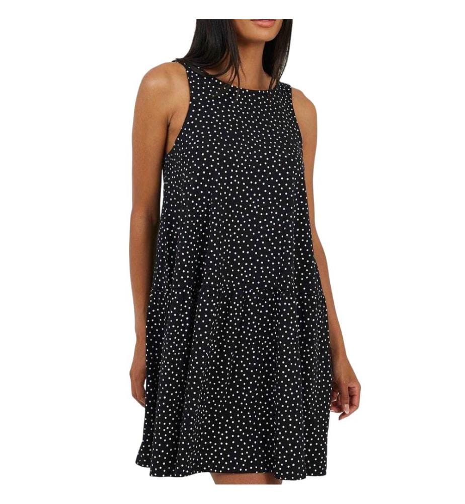 Brave Soul - Minikleid für Damen, V-Ausschnitt, Ärmellos