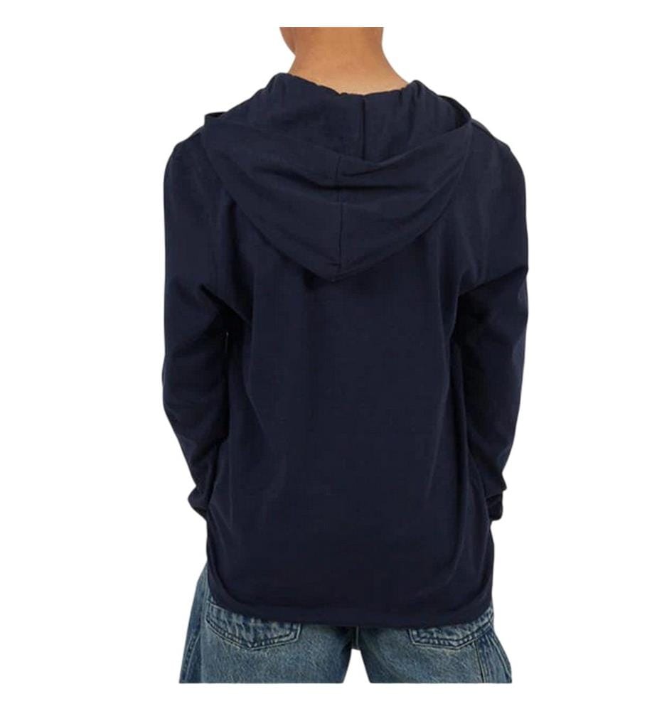 Brave Soul - Kapuzenpullover für Jungen, angesetzte Ärmel