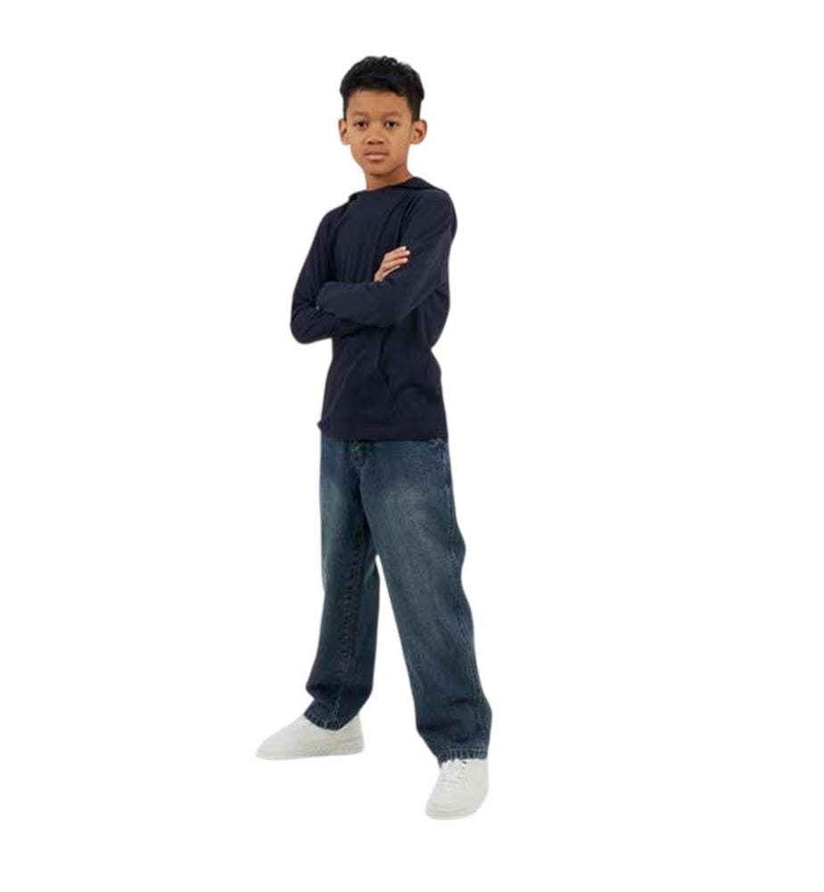 Brave Soul - Kapuzenpullover für Jungen, angesetzte Ärmel