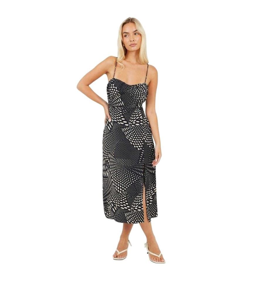 Brave Soul - Midikleid für Damen, Herzausschnitt