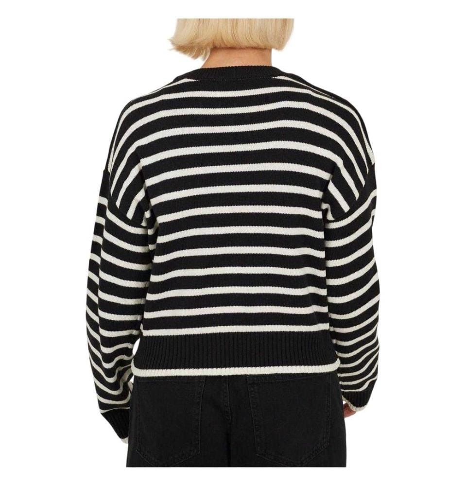 Brave Soul - Pullover für Damen, Knopfdetail, Kastig