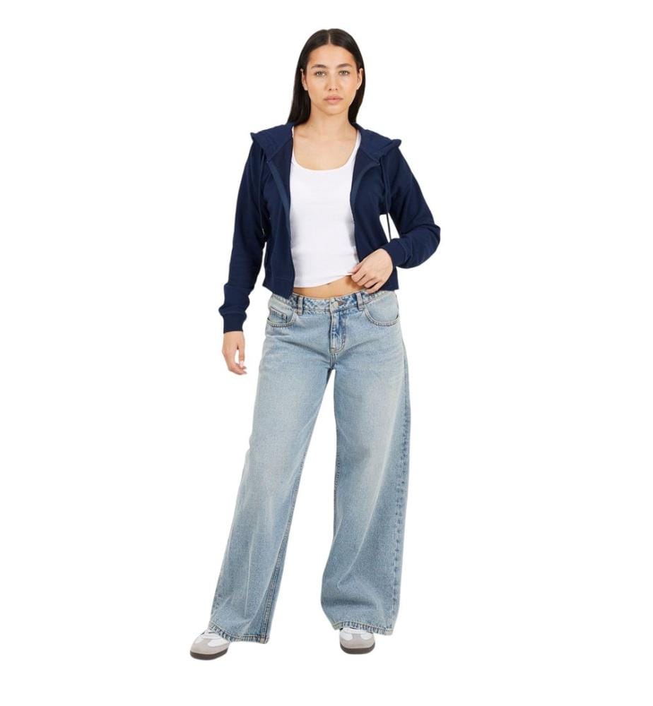 Brave Soul Felpa con Cappuccio e Zip Intera Donna