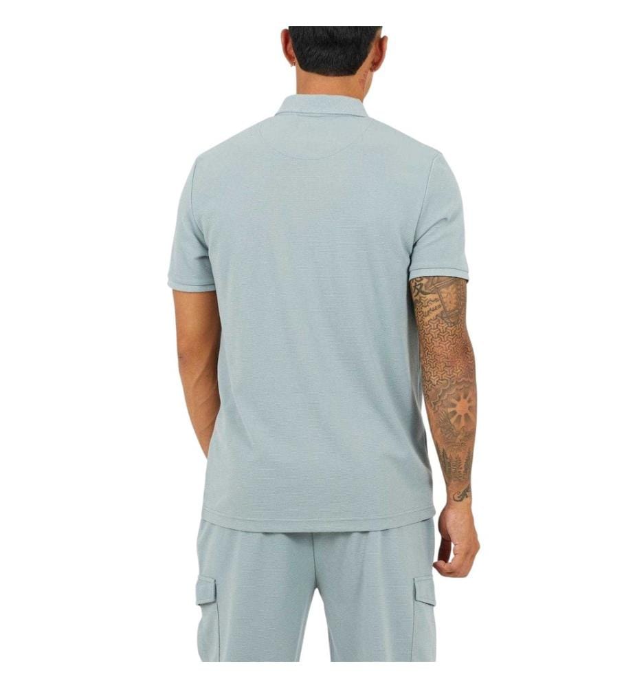Brave Soul - Poloshirt für Herren, mit kurzem Reissverschluss, kurzärmlig