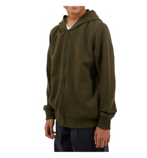 Brave Soul - Hoodie mit durchgehendem Reissverschluss für Jungen, Gerippter Ärmelaufschlag