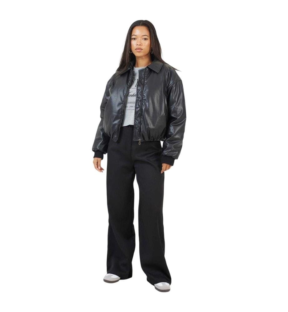 Brave Soul Bomber Oversize Materiale Sintetico Collare Donna