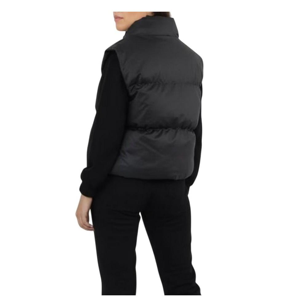 Brave Soul Gilet Opaco Collo Alto Donna