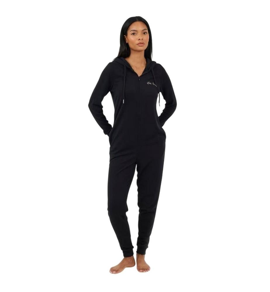 Brave Soul - Combinaison de nuit manches longues motif/style lettrage - Femme